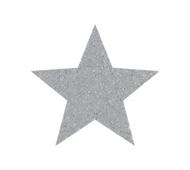 Obraz premium Silver Grey Glitter Star Icon