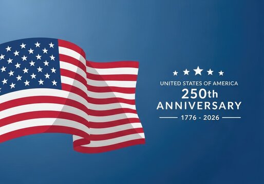 Usa independence day 4th of july 250th anniversary celebration