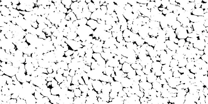 Black and white cracked grunge texture background with irregular shapes and patterns