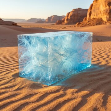 Desert Crystal Energy Cube