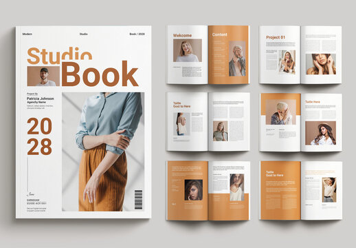 Modern Studio Book Layout