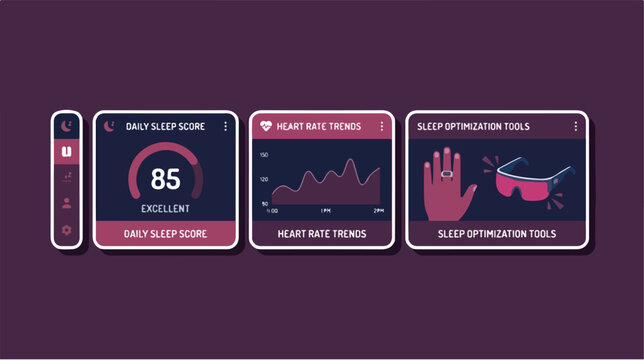 Smartwatch fitness tracker device screen.