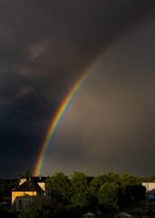 Tęcza nad miastem © Arkadiusz
