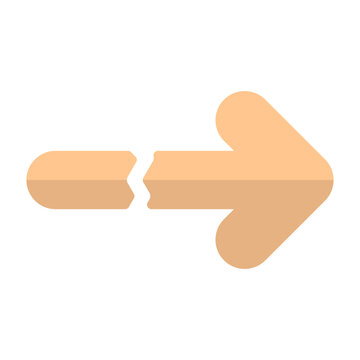 Broken Arrow Icon Design
