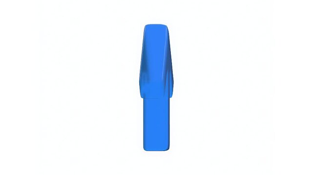 3D Blue Glossy Aqua Arrow Y2K Frutiger Aero Seamless Loop Rotating Animation