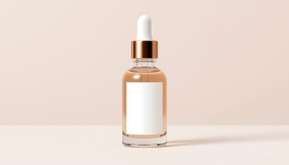 Naklejka premium bottle of perfume on white background
