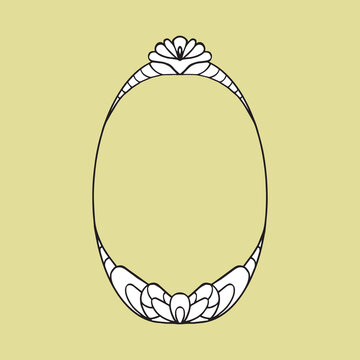 vector illustration of an easter egg