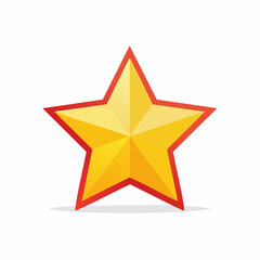 Obraz premium Golden Star Icon
