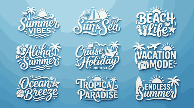 Summer Vacation Beach Holiday Travel.