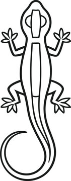 Reptile Outline Illustration. Reptile Line Art Design. Reptile Stroke Illustration. Wildlife Reptile Outline Design. Reptile Contour Illustration. Reptile Line Drawing Design. Exotic Reptile Outline