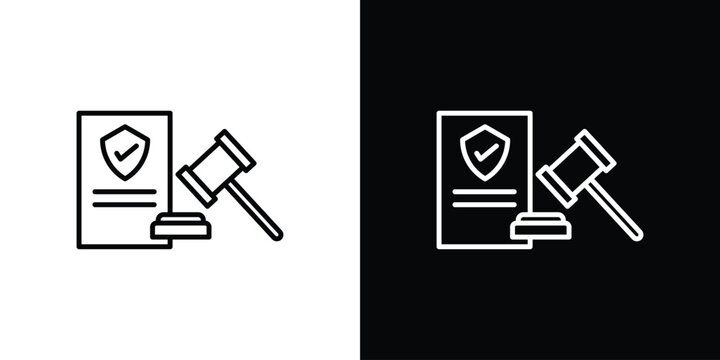 Code of conduct icons Simple element collection.