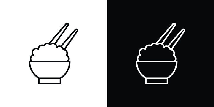 Rise Bowl icons Simple element collection.