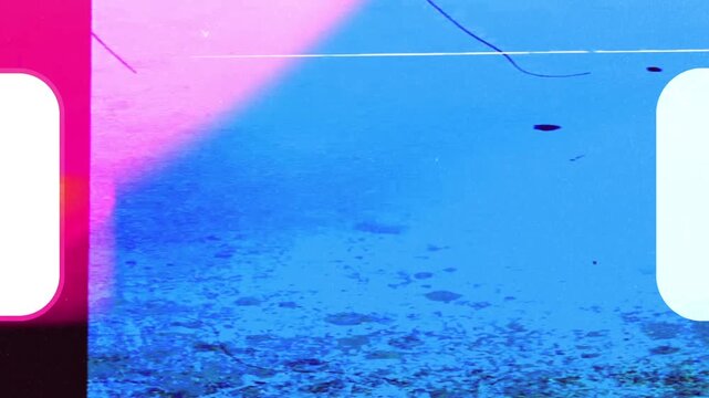 Abstract 16 mm Film Dirt and Scratch flash Burn grunge look for experimental mixed media art