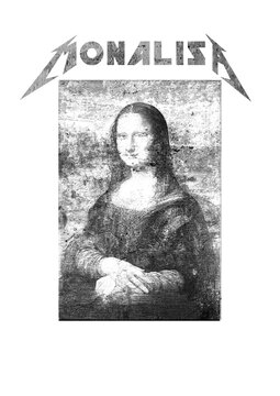 monalisa drawing on a wall