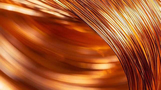 copper wire isolated on white