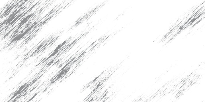 Grunge textured background with gray brush strokes on white, Abstract vector design element for creative projects and overlays