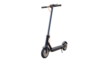 Modern electric scooter on transparent background urban mobility vehicle for city commuting and eco friendly travel. © ArchZone BD