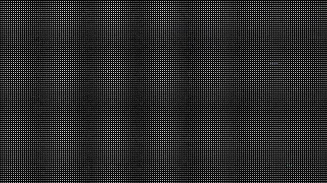Glitchy pixelated motion with gritty digital noise, flickering monochromatic pattern, distorted screen data, vintage