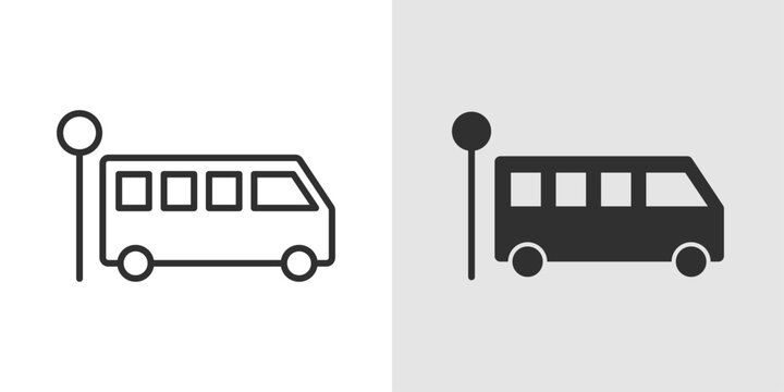 Transport Hub Icon represents central transit connections, passenger interchange, and mobility networks.
