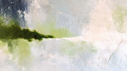 Naklejka premium Vintage wabi-sabi texture background with deteriorated moss and