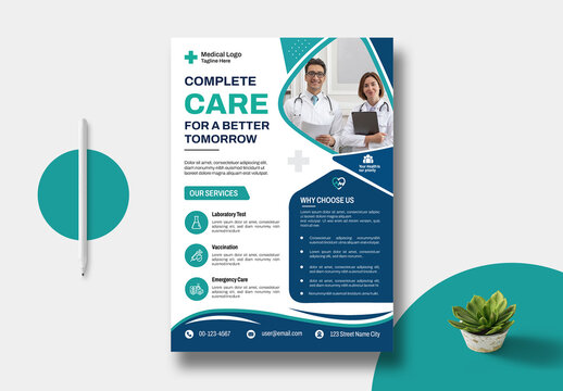 Medical Flyer Template Layout