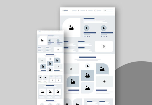 Wireframe Template Layout