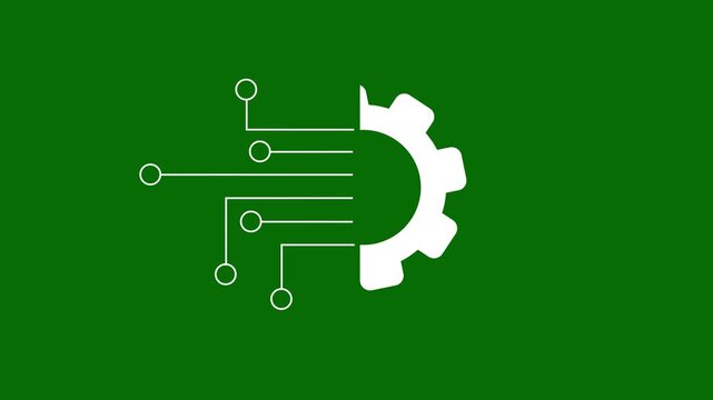 Get your hands on this beautifully designed animated icon of data integration, digital technology. Motion Graphic concept. animation 