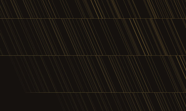 Dark background, with diagonal golden, lines and horizontal, divider abstract pattern texture
