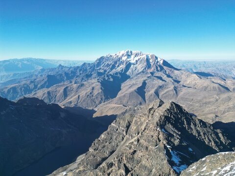 illimani vista desde la cumbre de Mururata