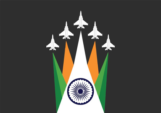 Indian air force jets soar with national pride
