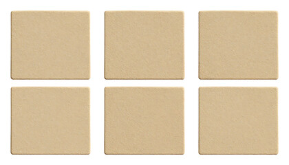 Fototapeta premium Minimalist beige sand texture grid arrangement in neutral flat lay composition