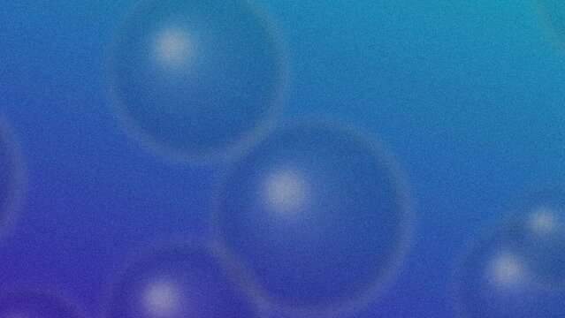 Floating glowing orbs in space background