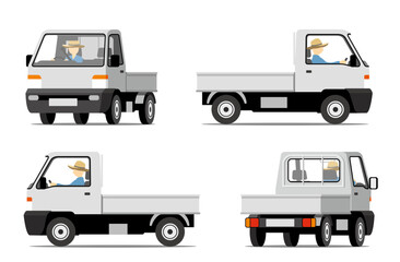 Naklejka premium kei truck02_set