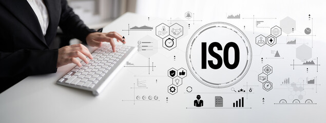 The concept of ISO certification for international quality management standards. A system for...