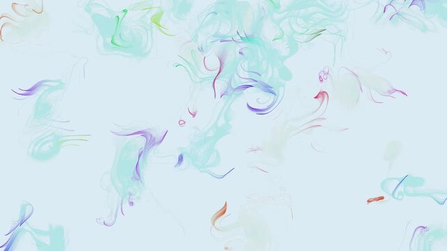 fluid dynamics ink marbling 2d