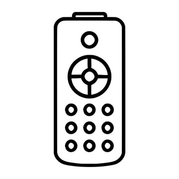 Motion Sensor Line Icon