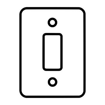 Smart Plug Line Icon