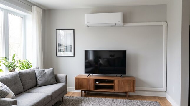 living room with fireplace