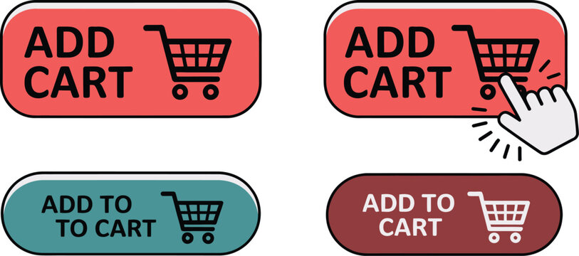 Add to cart icon, shopping cart symbol for ecommerce checkout, online retail purchases, digital marketplace and mobile shopping applications.