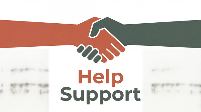 Hands shaking to symbolize teamwork in efforts to provide help and support to individuals in need through community actions