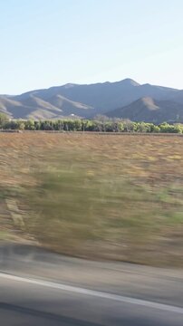 Coquimbo la serena desert road trip car driving northern chile landscape