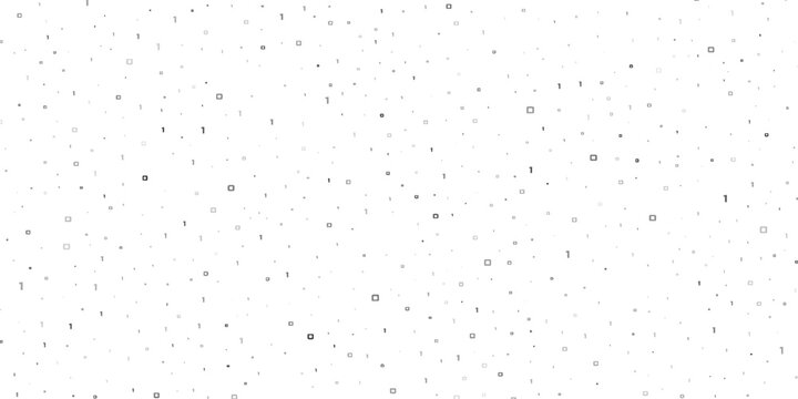 Abstract binary code wave of ones and zeros. Vector graphic pattern with digital stream. eps 10