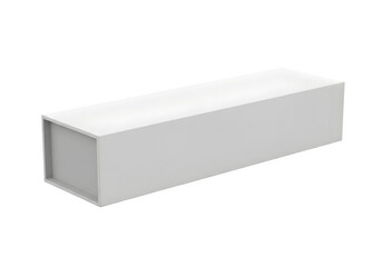Naklejka premium Simple modern gray rectangular metal channel