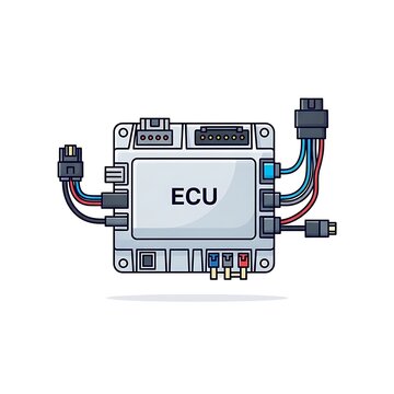 Electronic control unit for automotive engine management.