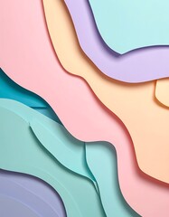 Vibrant colorful layered abstract background texture.