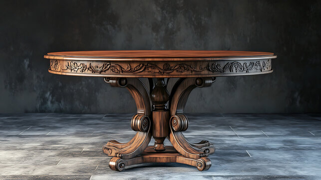 antique wooden table