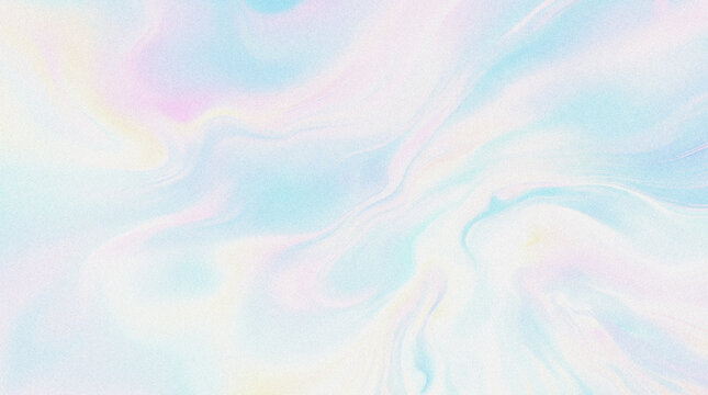 Pastel aura noise gradient background. Pink and blue soft grainy fluid texture. Abstract y2k aurora wallpaper.