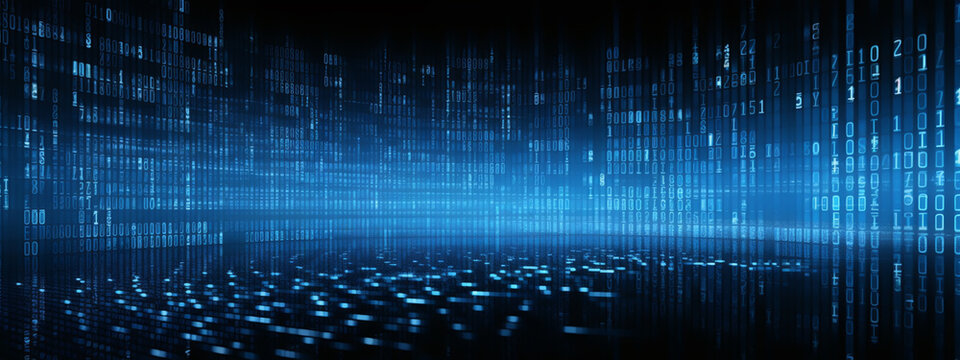 Abstract Technology Network Background Illustration