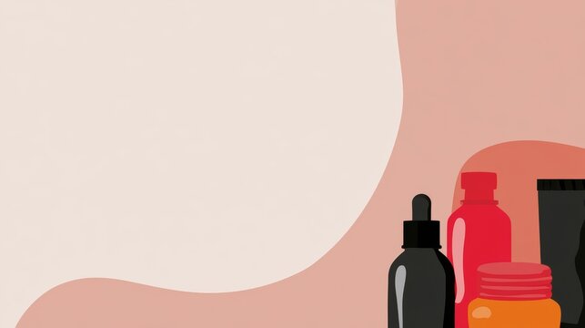 Cosmetology Price List Design Background Variant Four