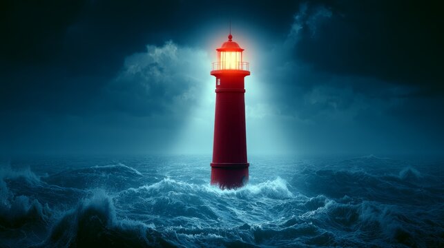 Ocean Storm Approaching Coast